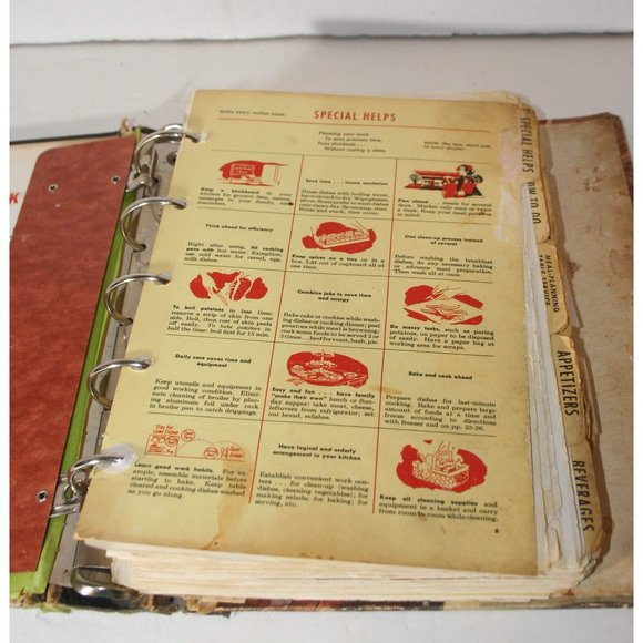 Vintage Betty Crocker Picture Cook Book ~~ 5 Ring Hardcover Binder ~ 1958 - Picture 5 of 7